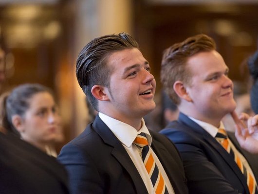 Studenten van de opleiding International Business