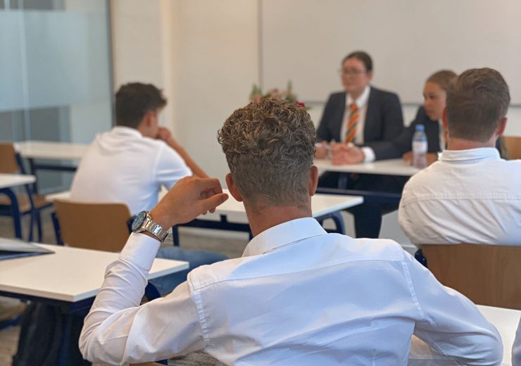 Studenten tijdens een boost your mindset training