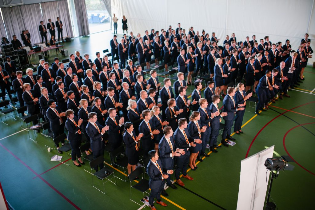 Studenten EuroCollege tijdens de CCD