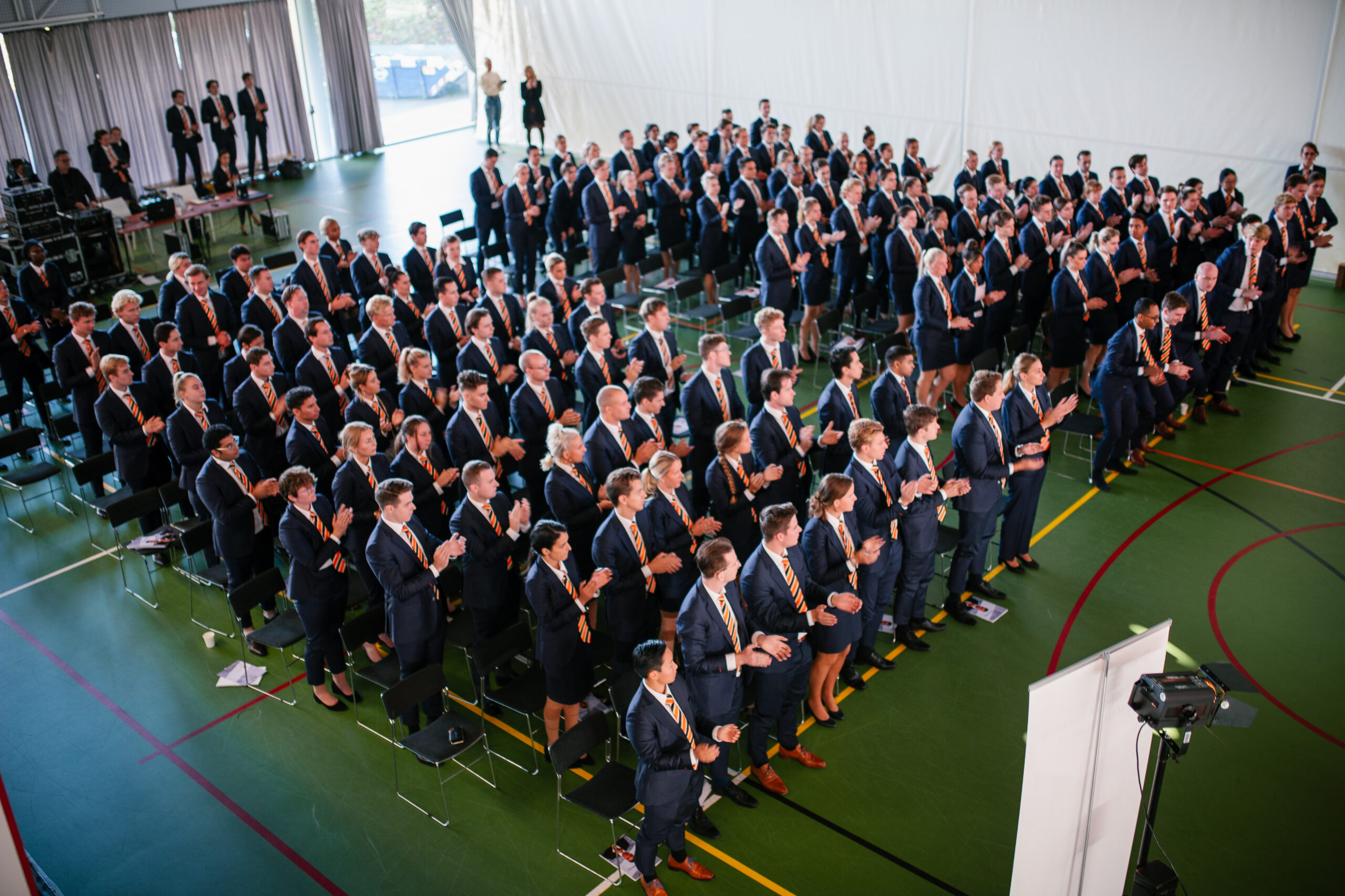 Studenten EuroCollege tijdens de CCD