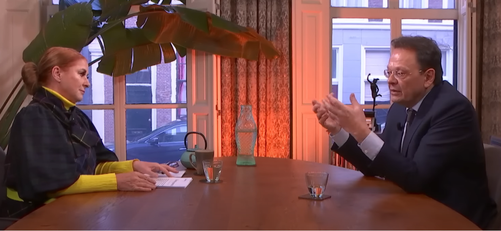 directeur EuroCollege te gast bij de nieuwe wereld