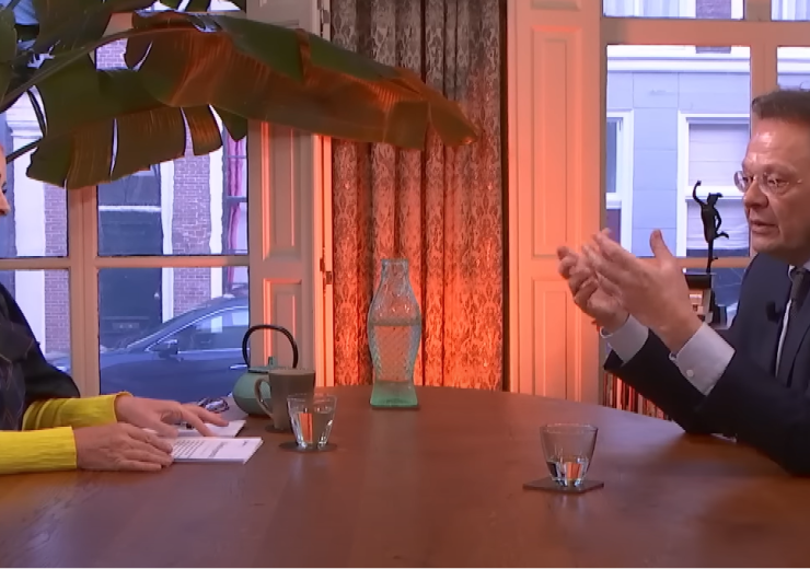 directeur EuroCollege te gast bij de nieuwe wereld