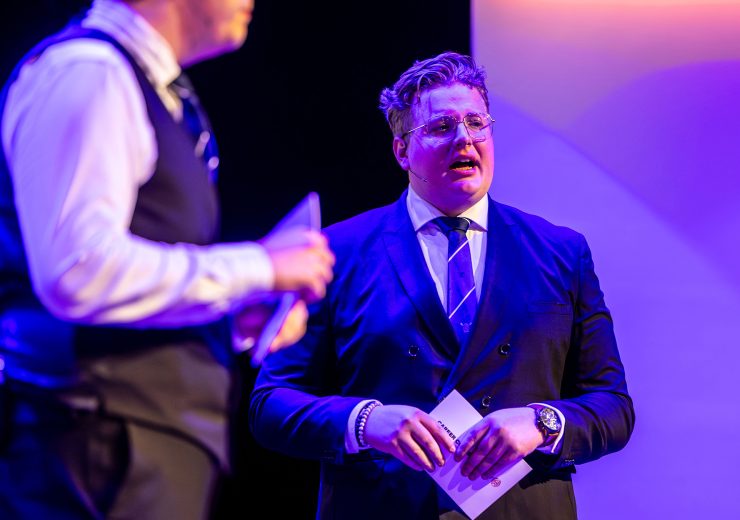 Sharktank - studenten presenteren hun business plan